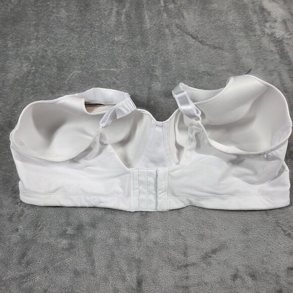 Vanity Fair 42DD Bra White Cooling Touch Full Figure Wirefree 71355 NEW - Picture 6 of 7